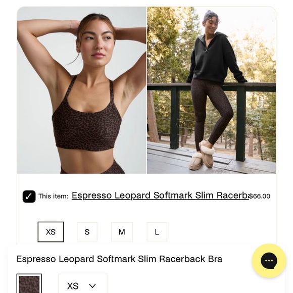 beyond yoga Leopard Print Sports Bra and Leggings Set - Picture 2 of 5